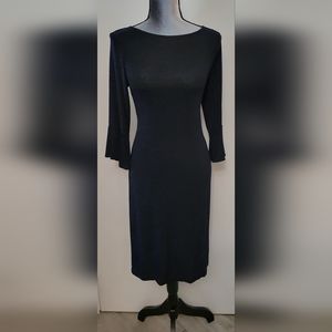 Mik- Glitter Navy Blue Cocktail Dress- MADE IN USA